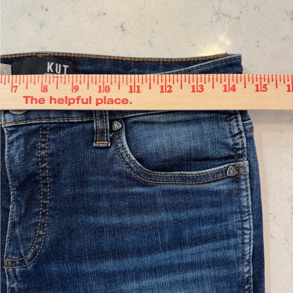 KUT from the Kloth Donna Fab Ab High Waist Ankle Skinny Jeans Size 2 - Picture 7 of 14